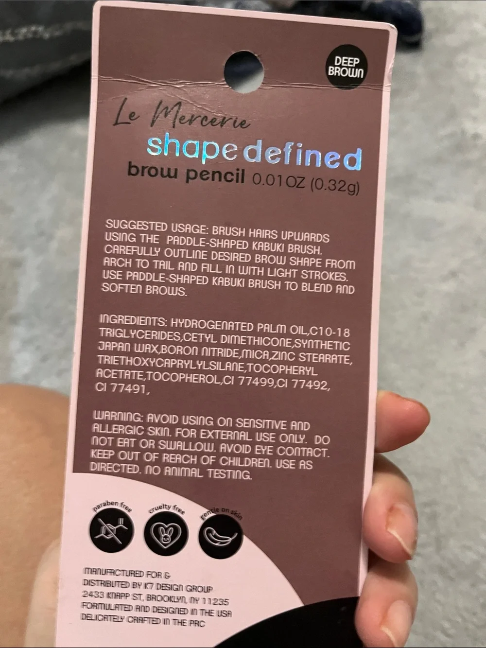 Bundle of two unopened darker brown eyebrow pens